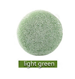 Round Konjac Facial Cleansing Sponge