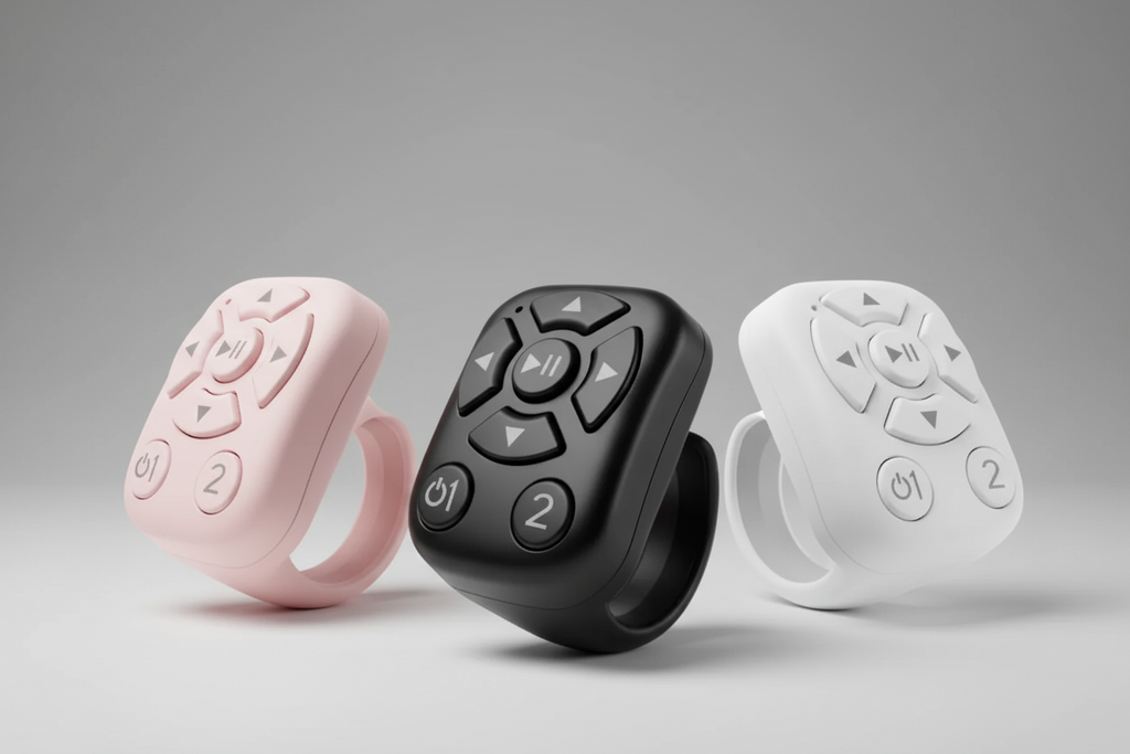 Bluetooth Remote Social Media Ring
