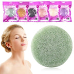 Round Konjac Facial Cleansing Sponge
