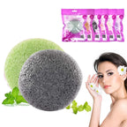 Round Konjac Facial Cleansing Sponge